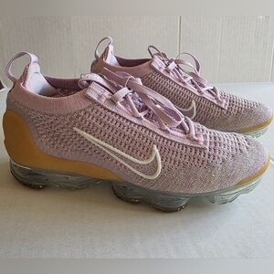 Nike Air VaporMax 2021 Flyknit Light Arctic Pink Running Sneakers Sz 7 Athletic